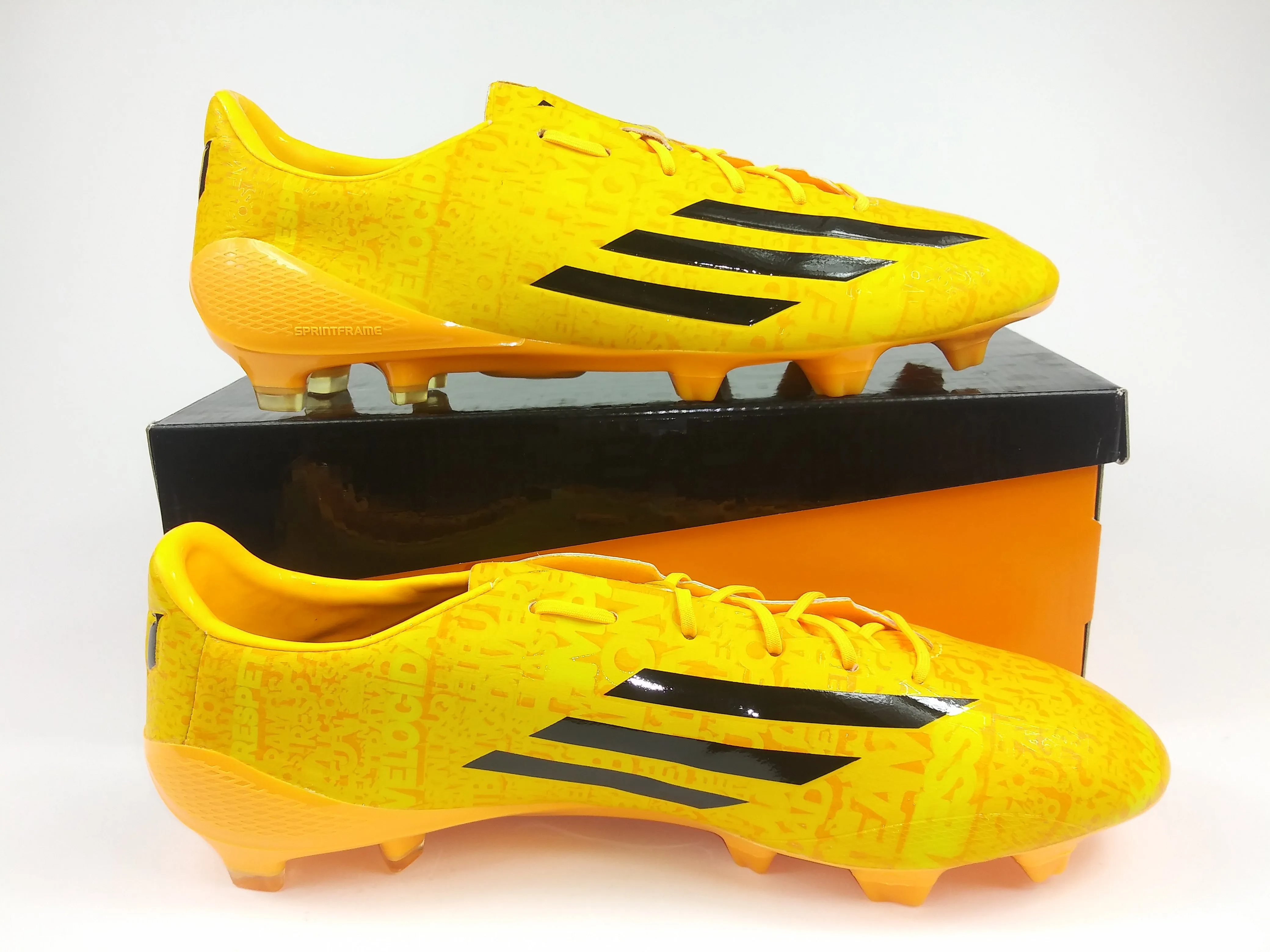 Adidas F50 adizero FG Messi Yellow Black