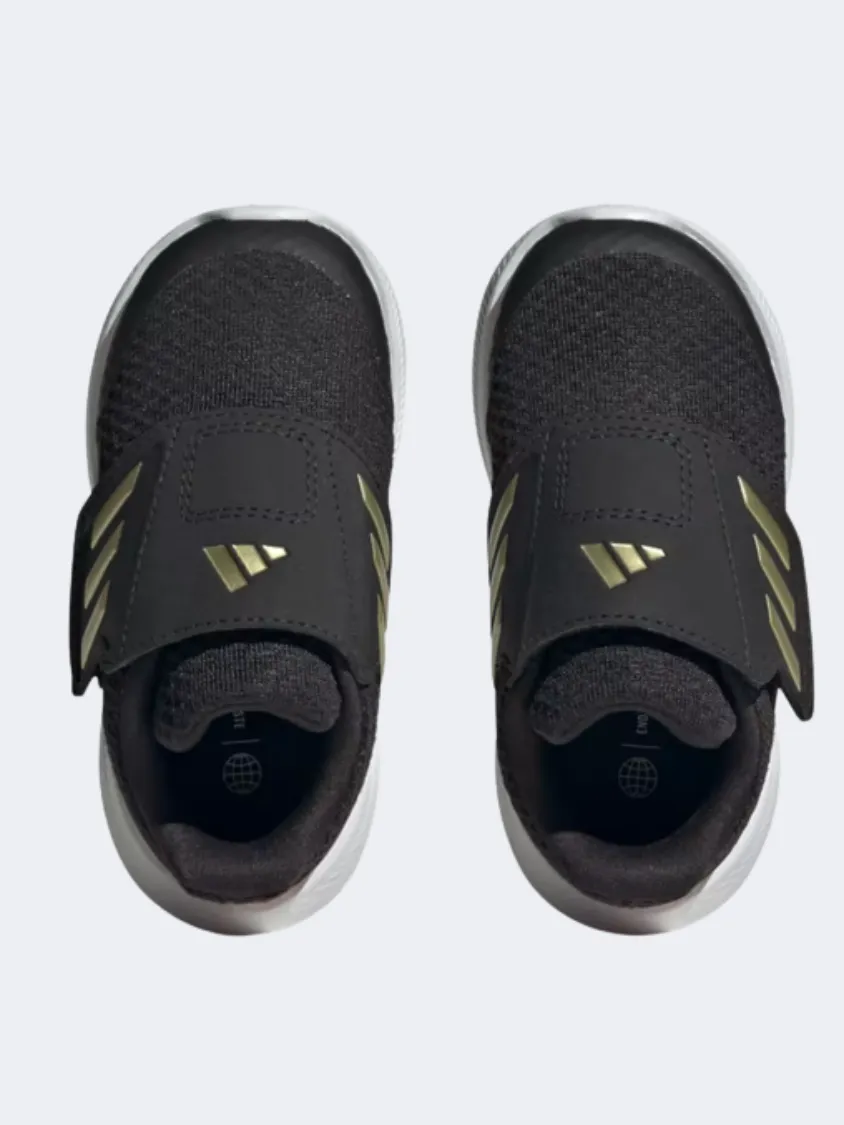 Adidas Runfalcon 3.0 Infant-Boys Running Shoes Black/Gold/White