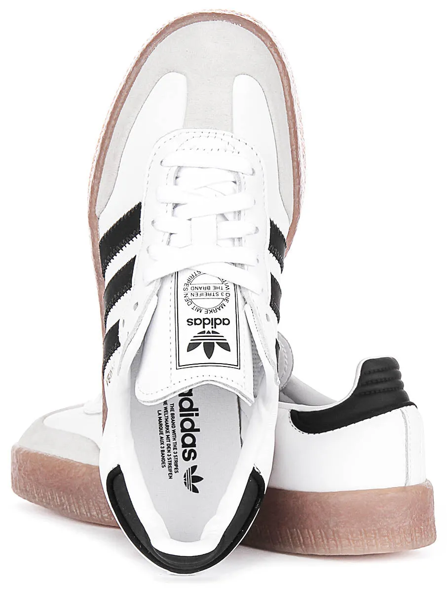 Adidas Sambae In White Black For Women