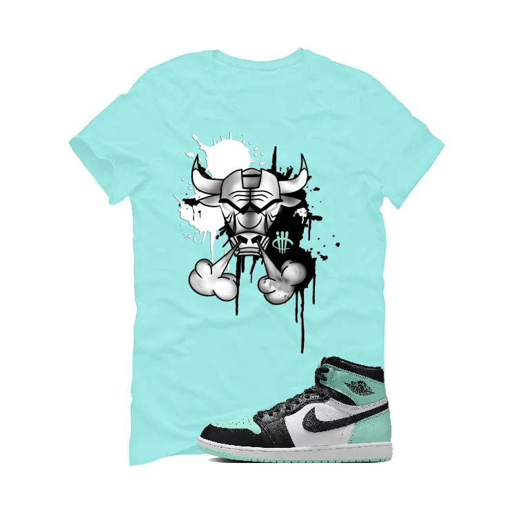 Air Jordan 1 High OG “Green Glow” | illcurrency Mint Green T-Shirt (Iron Bull)