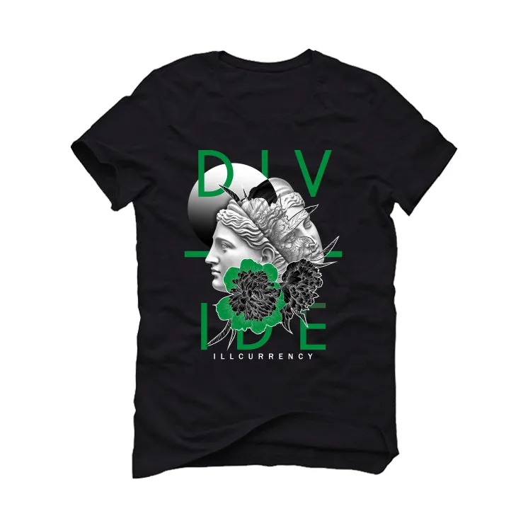 Air Jordan 1 High OG “Lucky Green” | illcurrency Black T-Shirt (Divide)