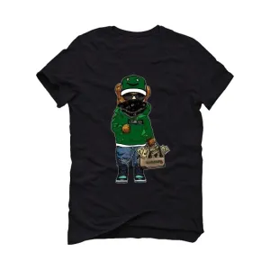 Air Jordan OG HIGH PINE GREEN 2020 Black T-Shirt (Duffle Bag)