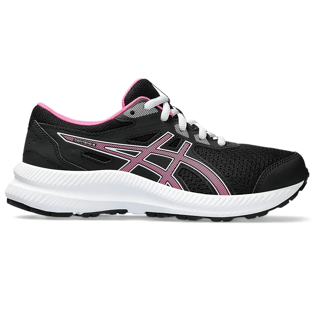 Asics Girls Trainer Contend 8 GS Black/Hot Pink