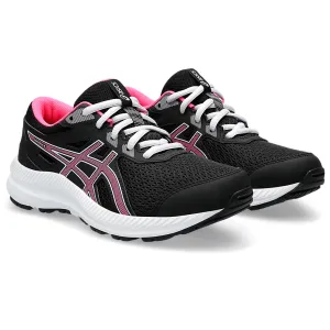 Asics Girls Trainer Contend 8 GS Black/Hot Pink