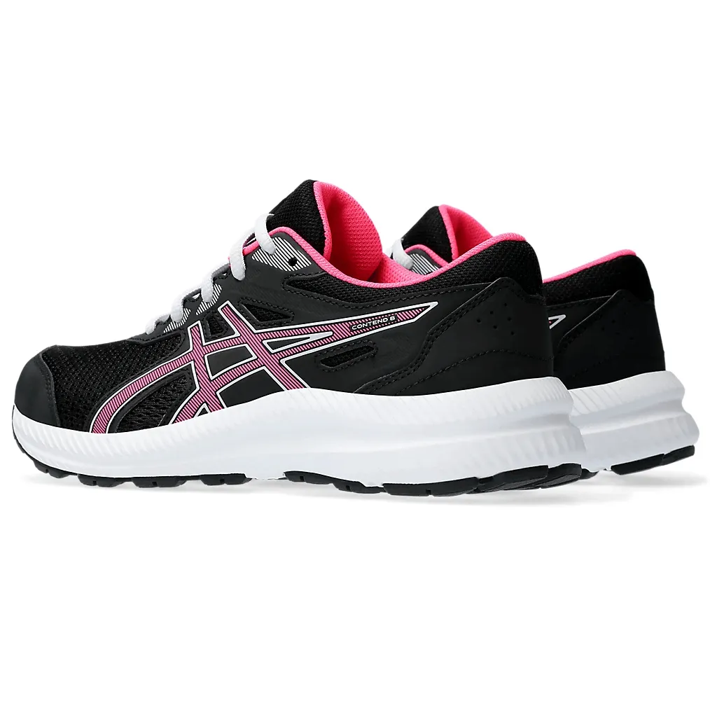 Asics Girls Trainer Contend 8 GS Black/Hot Pink