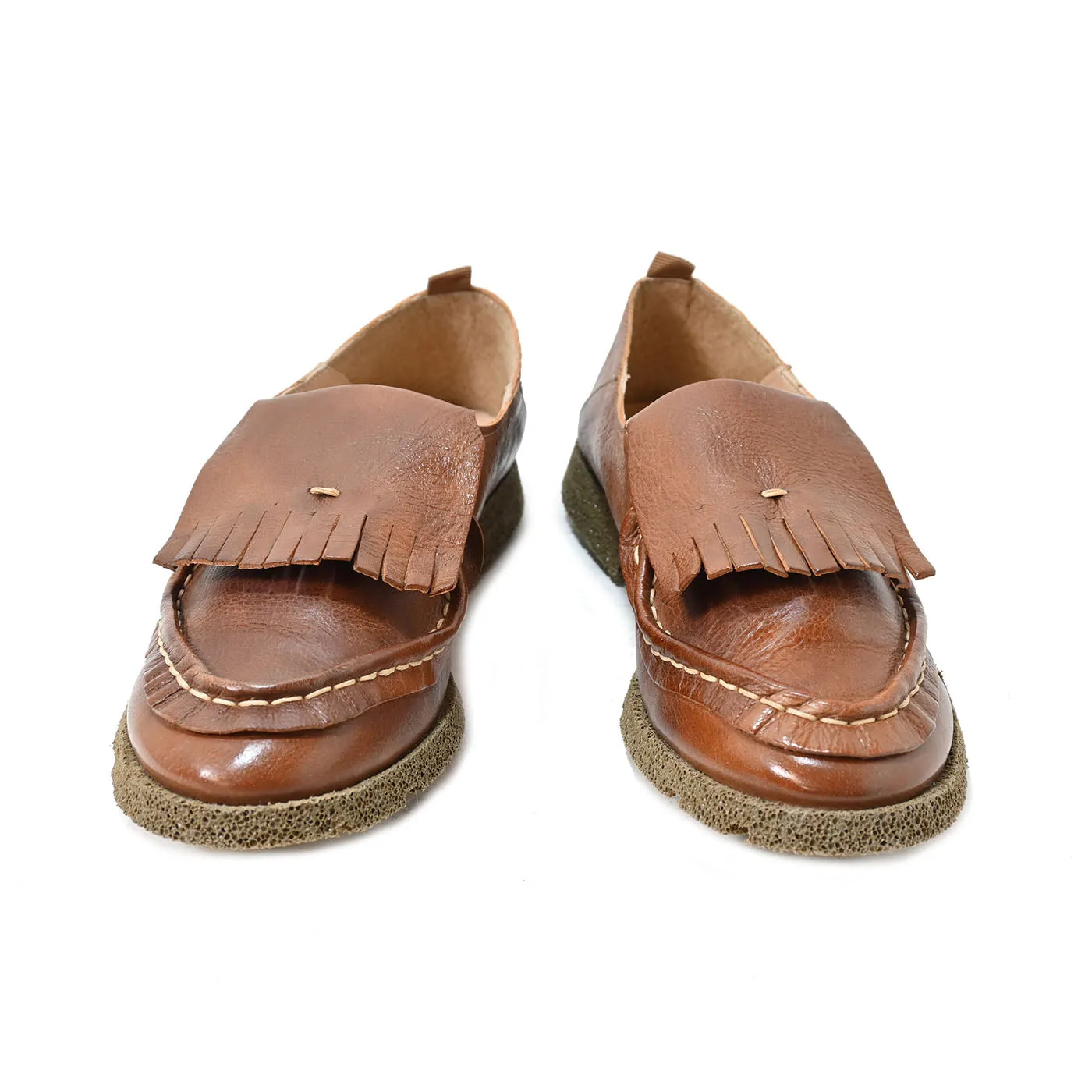 BELLE 02 - moccasin leather BRIAR