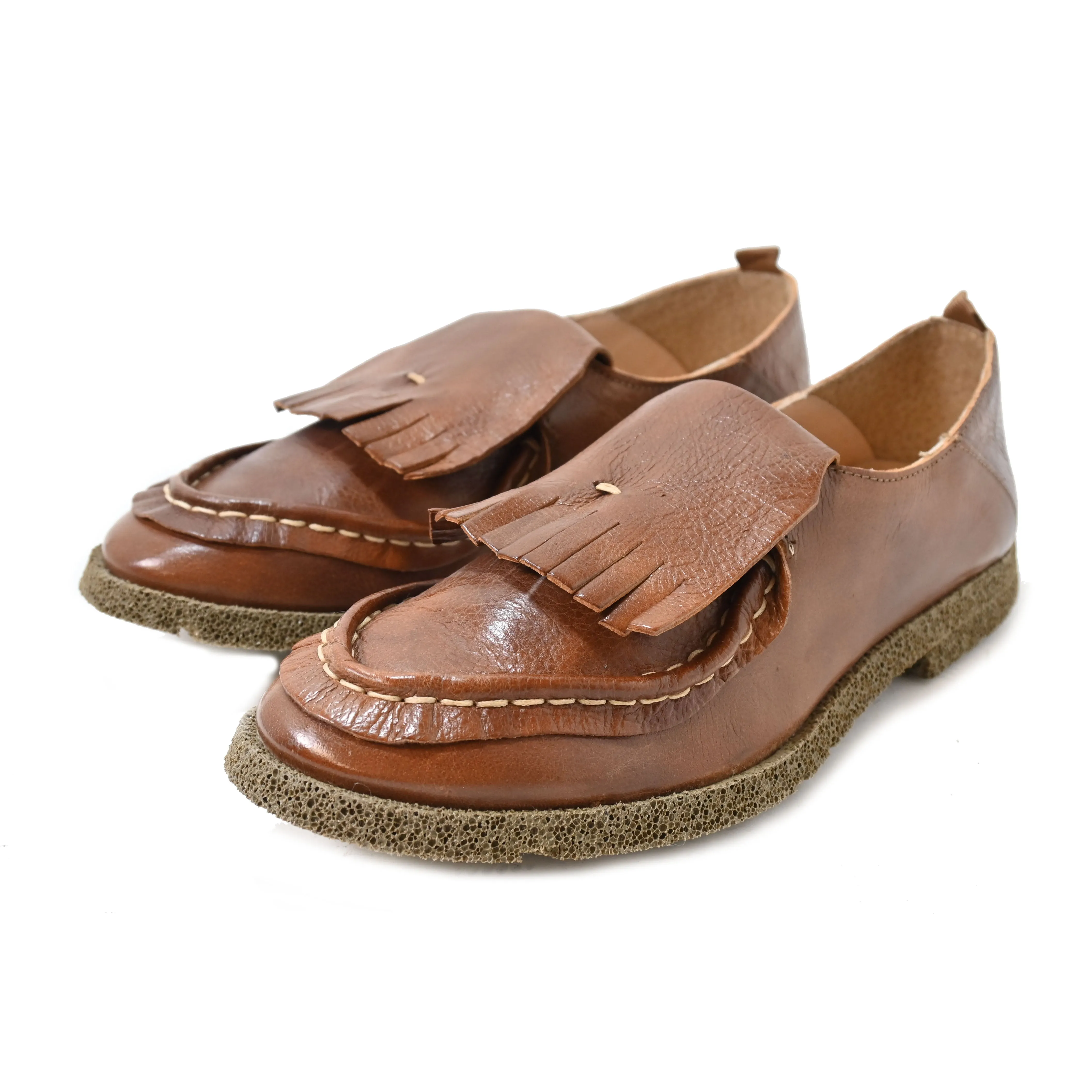 BELLE 02 - moccasin leather BRIAR