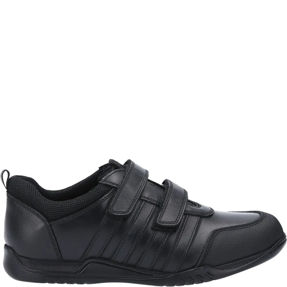 Black Josh Junior School Shoes