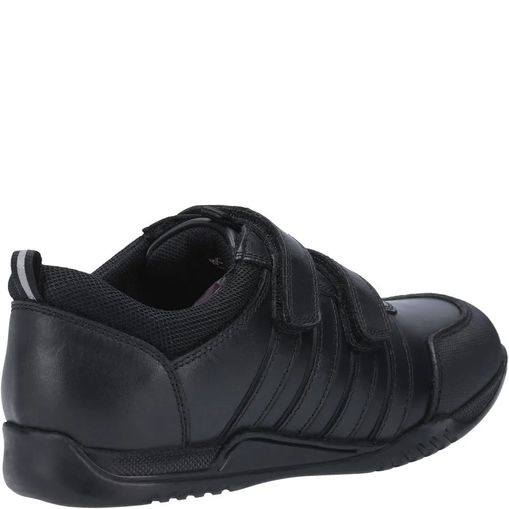 Black Josh Junior School Shoes