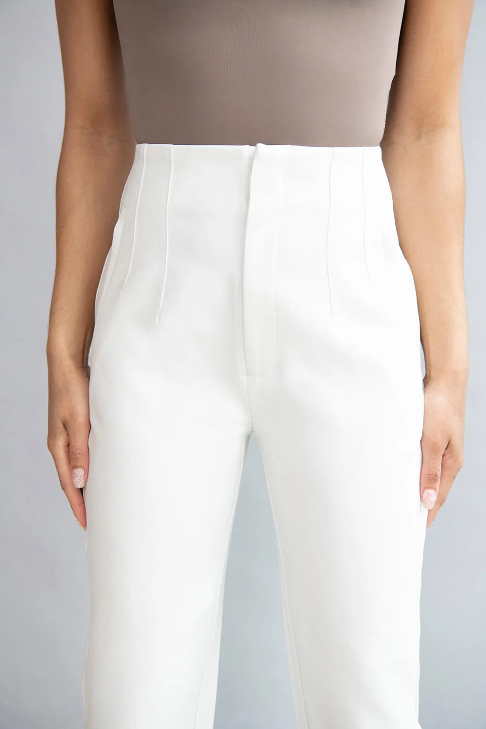 Cigarette Trouser - Off White