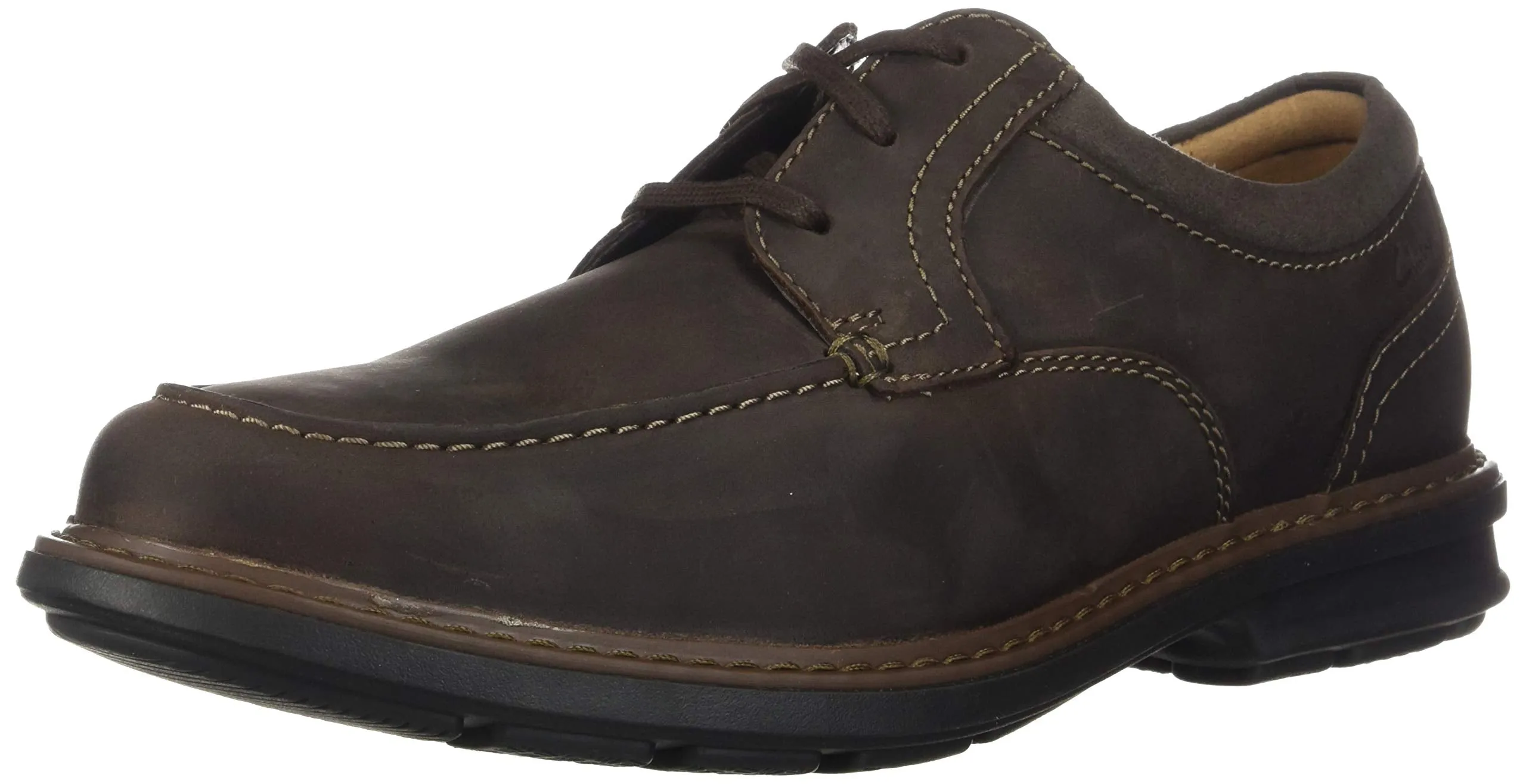 Clarks Men's Rendell Walk Oxford, Dark Brown Leather