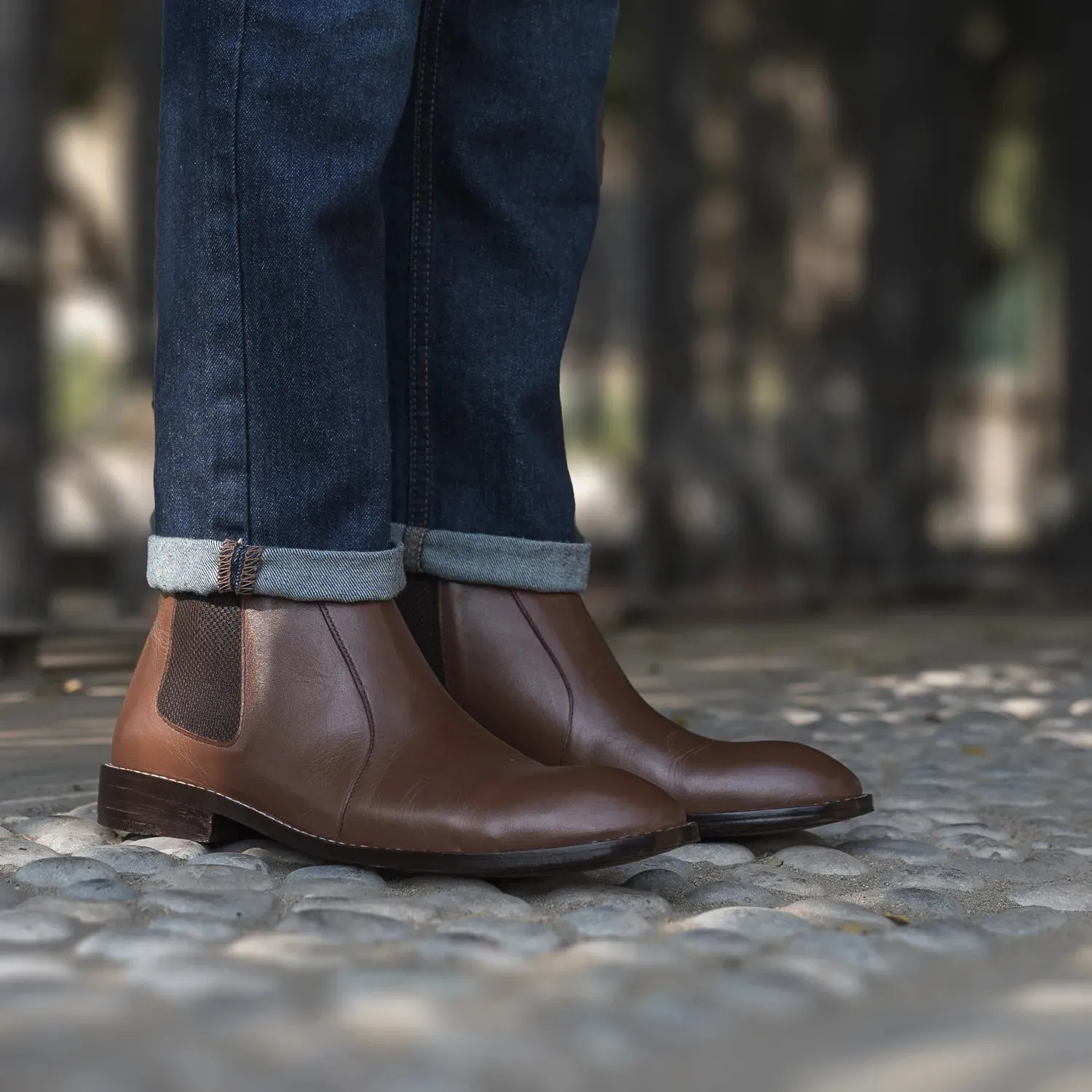 Clarkson Chelsea Brown Leather Boots