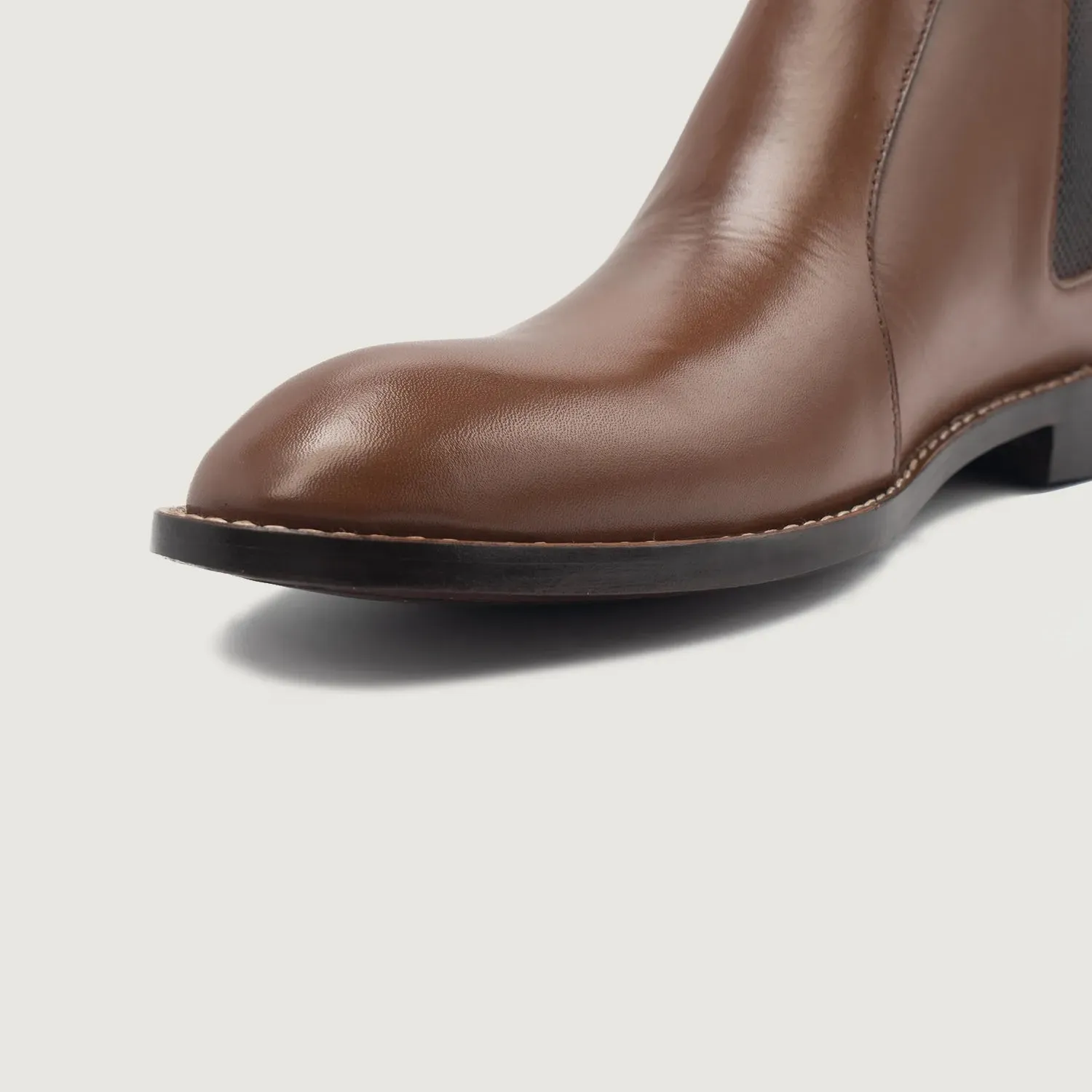 Clarkson Chelsea Brown Leather Boots