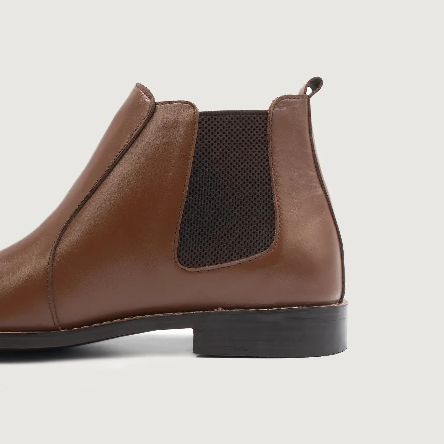 Clarkson Chelsea Brown Leather Boots