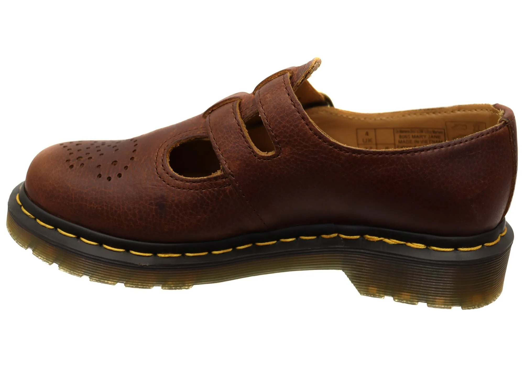 Dr Martens Womens 8065 Mary Jane Ambassador Leather Shoes