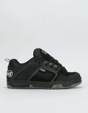 DVS Commanche Skate Shoes - Black Reflective/Charcoal Nubuck