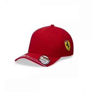 Ferrari Kids Baseball Cap, Sebastian Vettel, Red, 2020