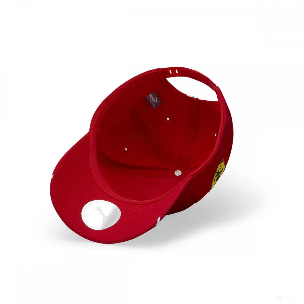 Ferrari Kids Baseball Cap, Sebastian Vettel, Red, 2020