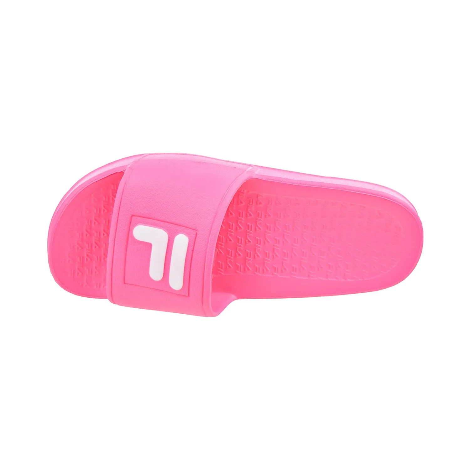 Fila Sleek BX Kids' Slide Sandals Pink-White