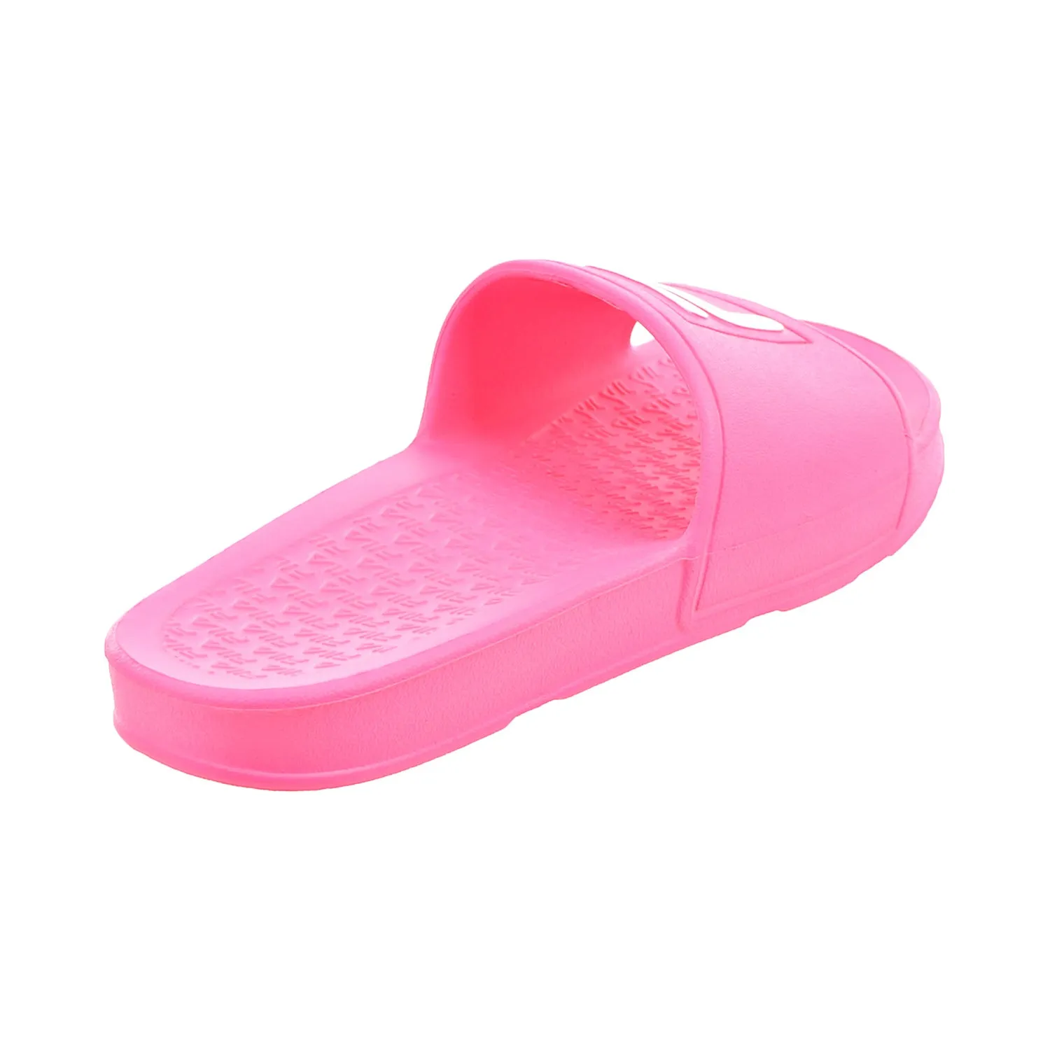 Fila Sleek BX Kids' Slide Sandals Pink-White