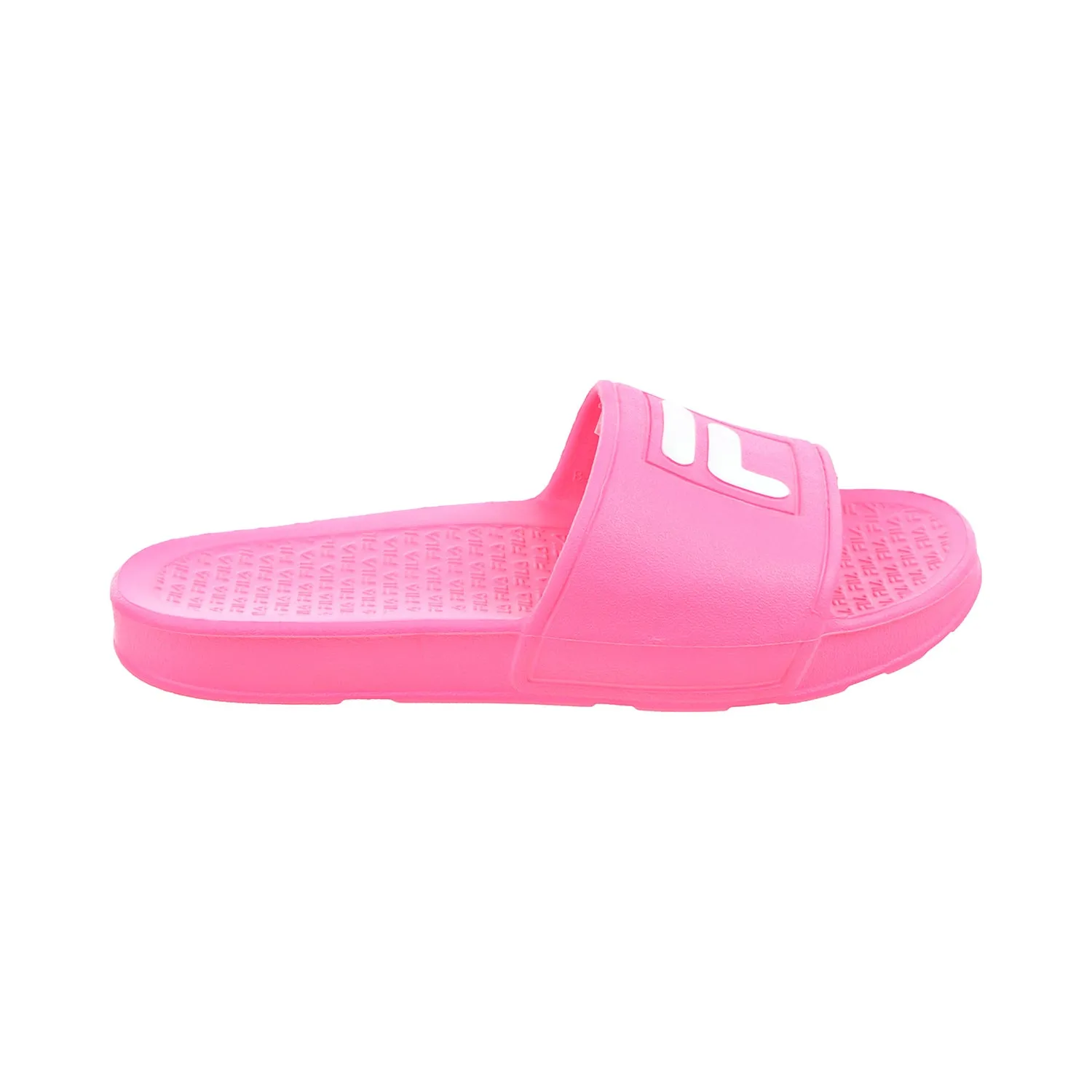 Fila Sleek BX Kids' Slide Sandals Pink-White