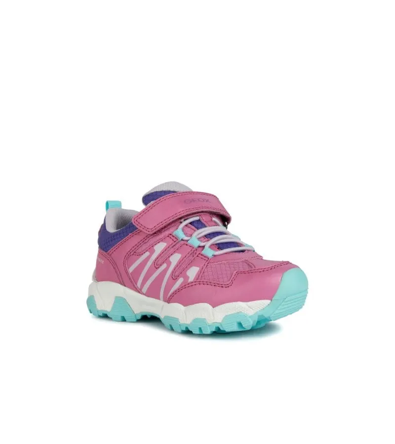 Geox Junior Girls Pink Runner Magnetar J264LA