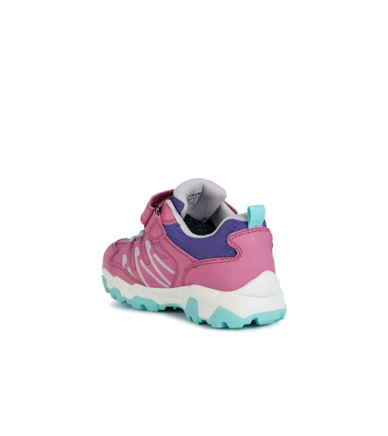 Geox Junior Girls Pink Runner Magnetar J264LA