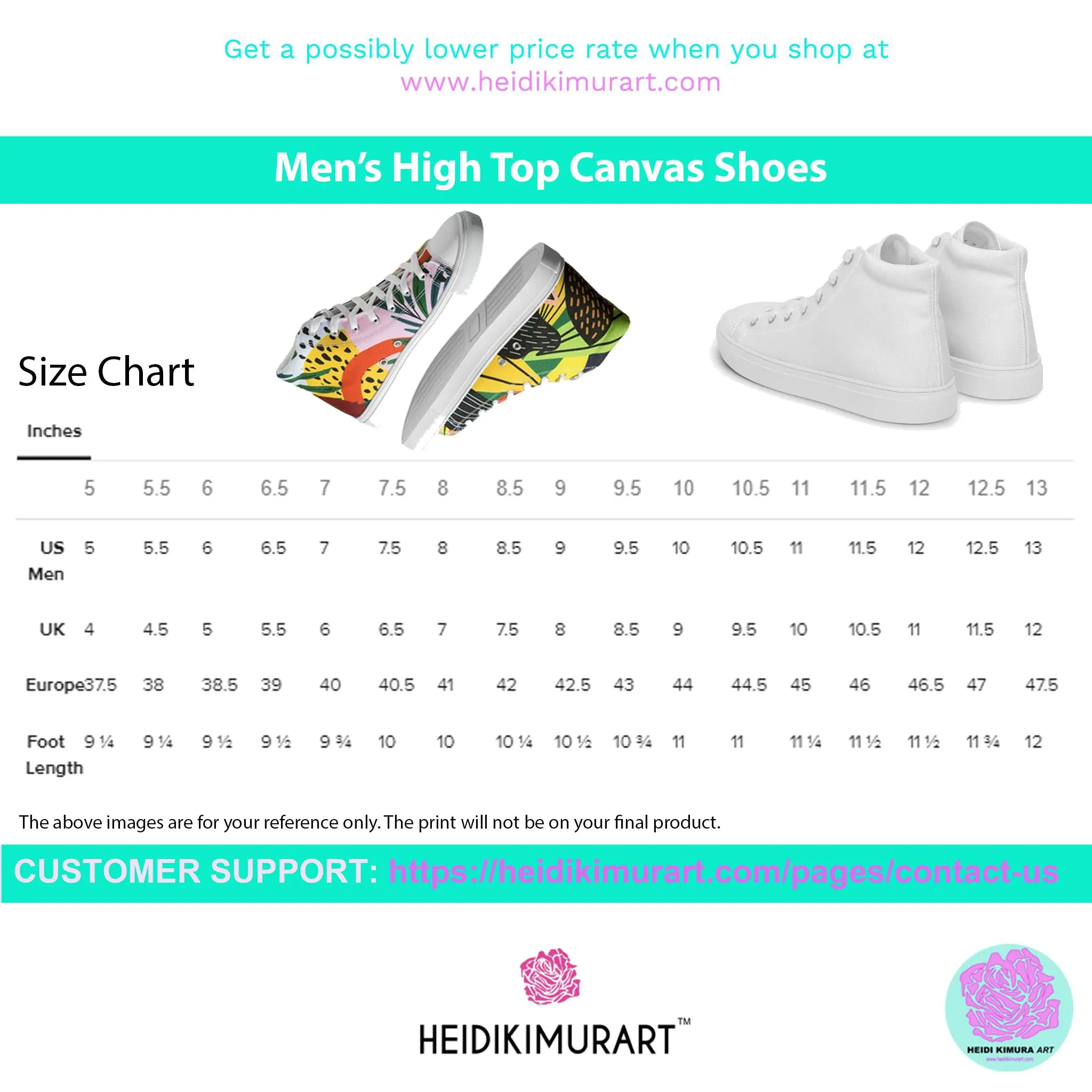 Grey Men's High Top Sneakers, Modern Minimalist Designer Men's High Top Tennis Shoes  (US Size: 5-13)