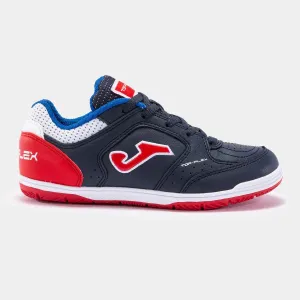 Joma Jr Top Flex Indoor Shoe-Navy