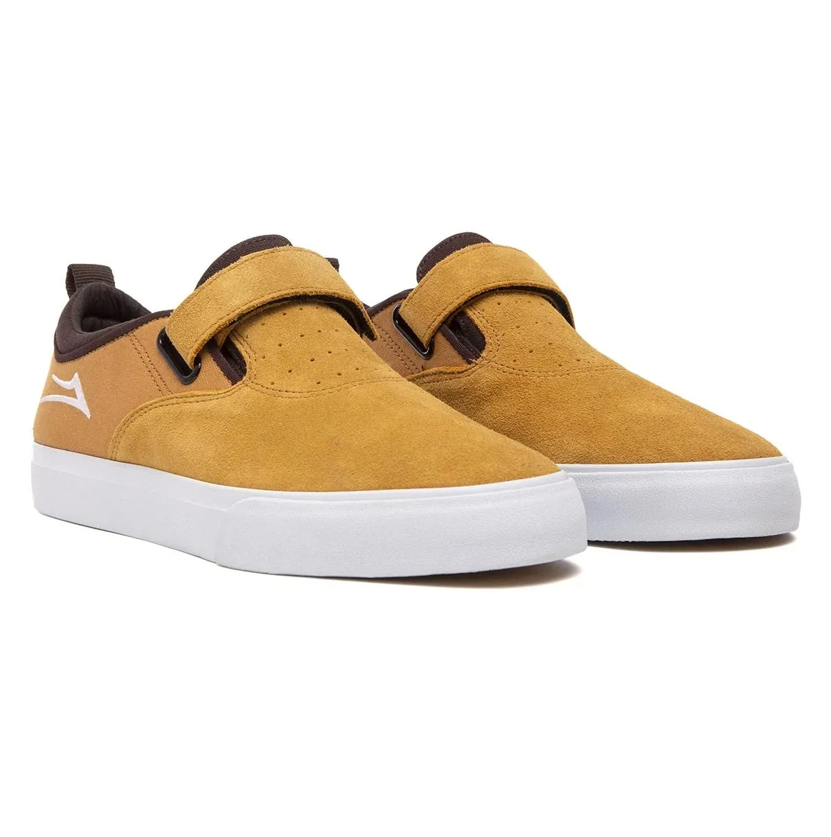 Lakai Shoes Riley 2 Velcro Strap - Honey Suede