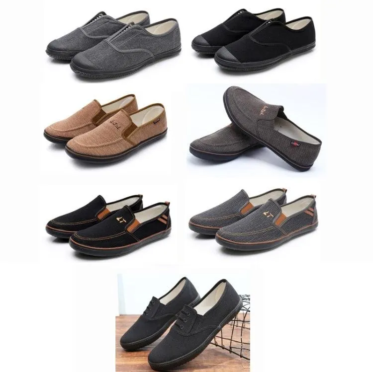 Men's Breathable Casual Loafers with Rubber Sole - Durable and Quick-Drying