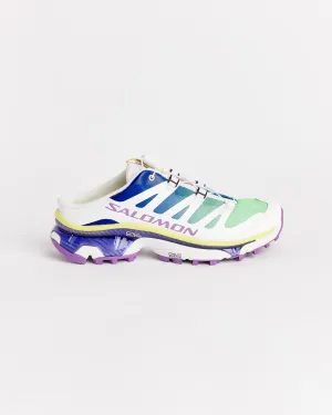 MM6 x Salomon S59WS0222 XT-4 Mule in Spectrum Blue/White/Spring Bouquet