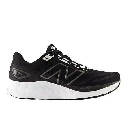 New Balance Men's Fresh Foam 680 V8 Sneaker - Black/White