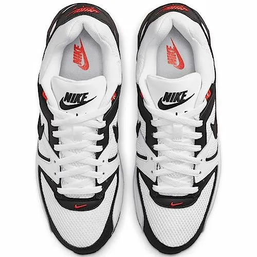 NIKE Air Max Command Men's Running Trainers Sneakers Shoes, White Max Orange Black, 13