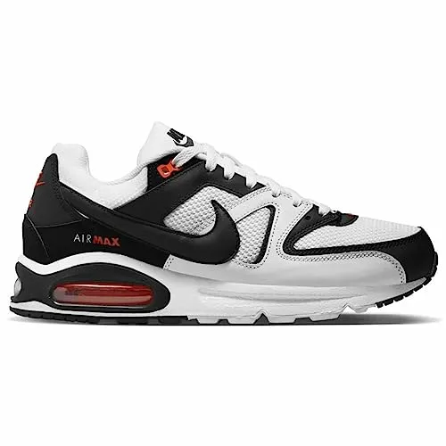 NIKE Air Max Command Men's Running Trainers Sneakers Shoes, White Max Orange Black, 13