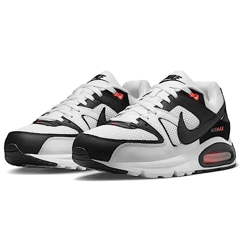 NIKE Air Max Command Men's Running Trainers Sneakers Shoes, White Max Orange Black, 13