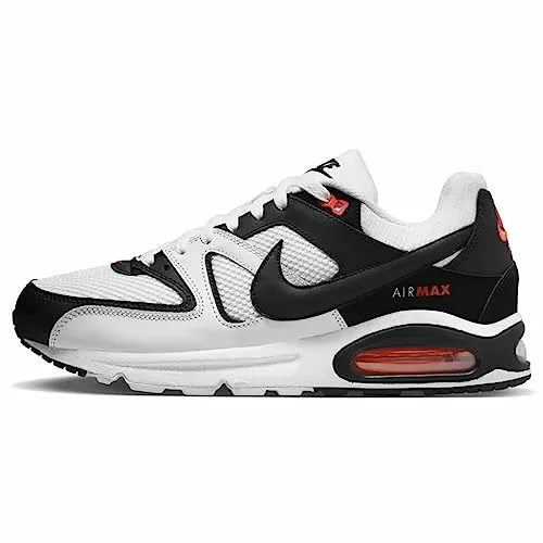 NIKE Air Max Command Men's Running Trainers Sneakers Shoes, White Max Orange Black, 13