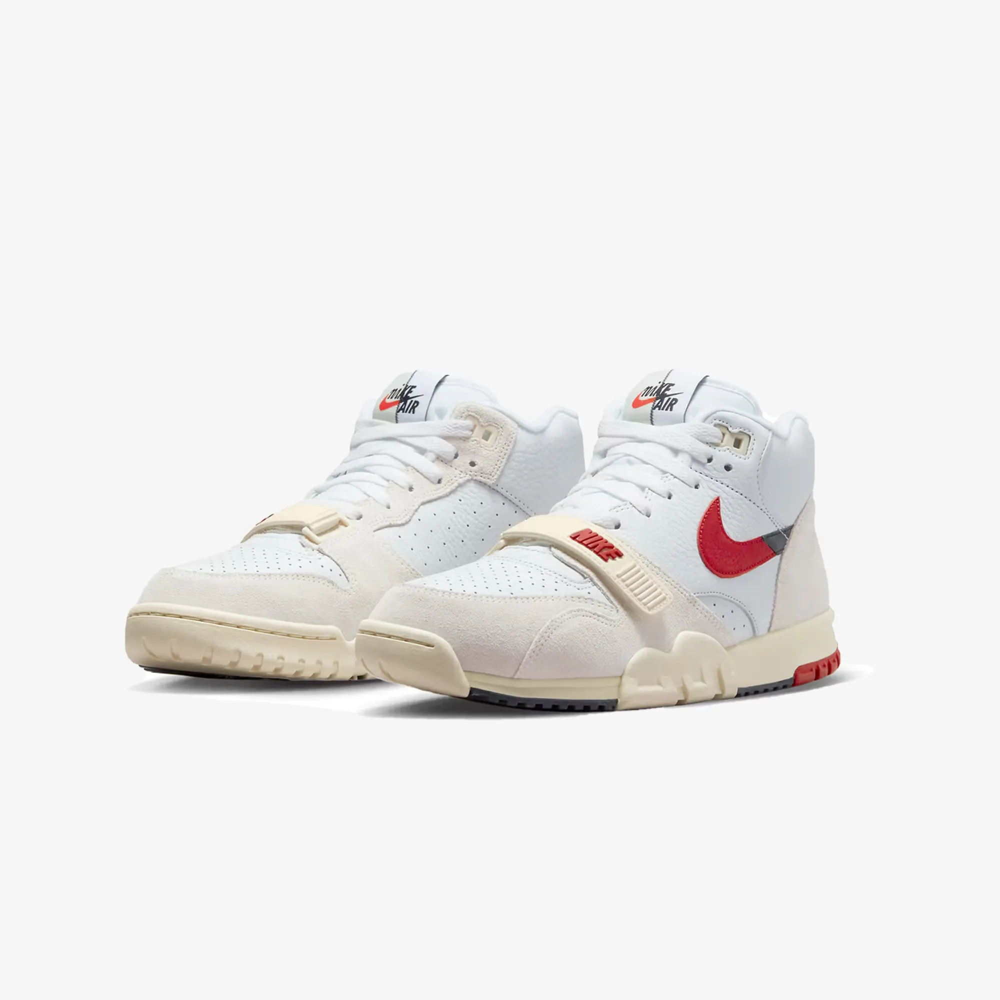 Nike | AIR TRAINER 1  { WHITE/RED