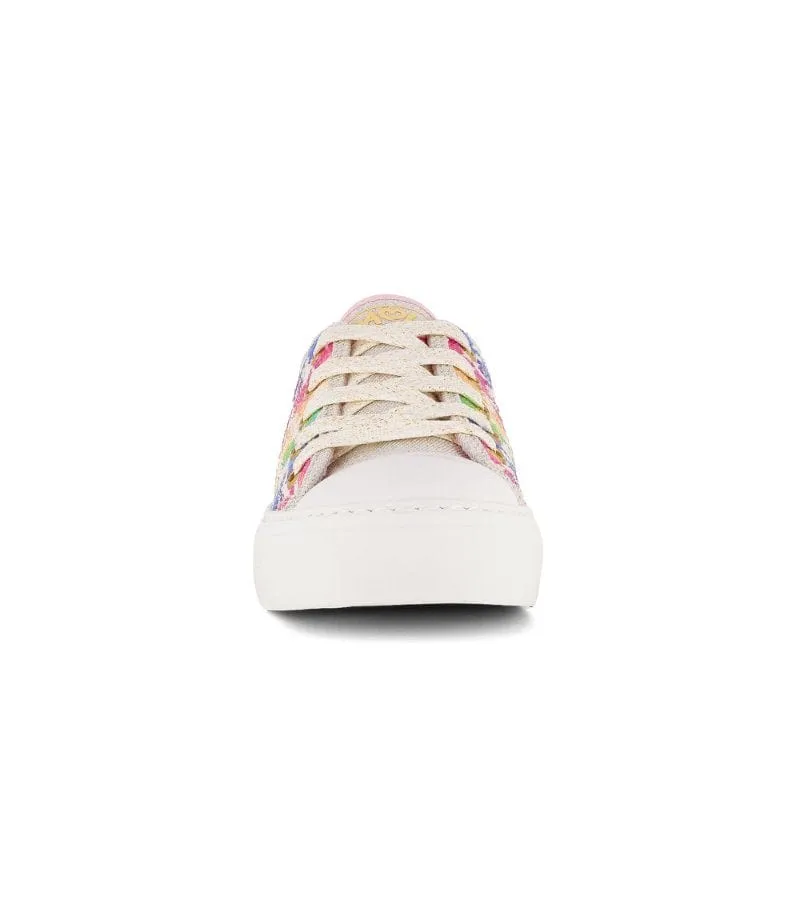 Pablosky Junior Girls Laced Shoe in Multicolour - 969200