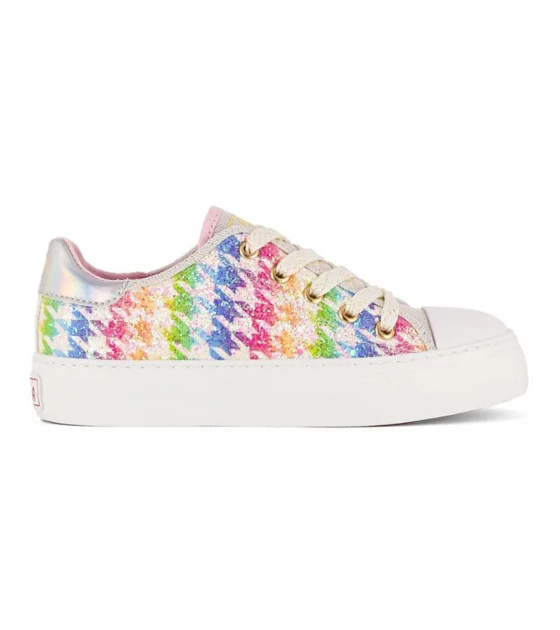 Pablosky Junior Girls Laced Shoe in Multicolour - 969200