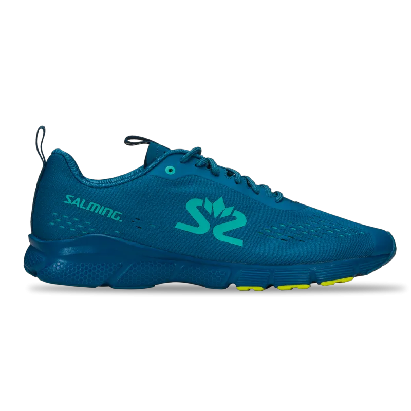 Salming Enroute 3 Digital Teal Blue / Bio Lime & Black / White