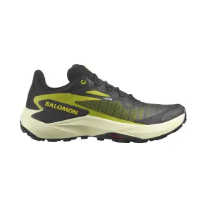 Salomon | Men's Genesis Running Shoes - Black/Sulphur Spring/Transparent Yellow