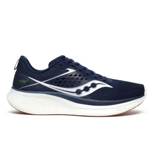 Saucony | Men's Ride 17 Running Shoes - Navy/Gum