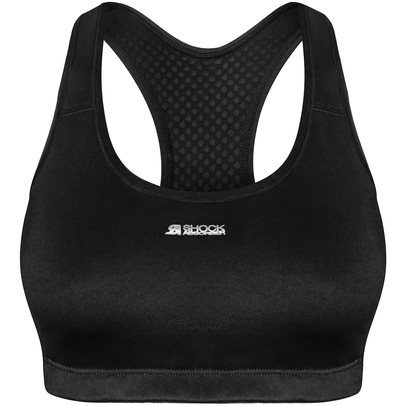 Shock Absorber Active Crop Top Womens Sports Bra - Black