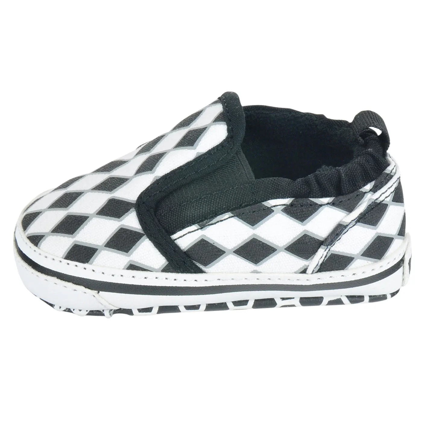 Slip-On - Diamonds - Black/White