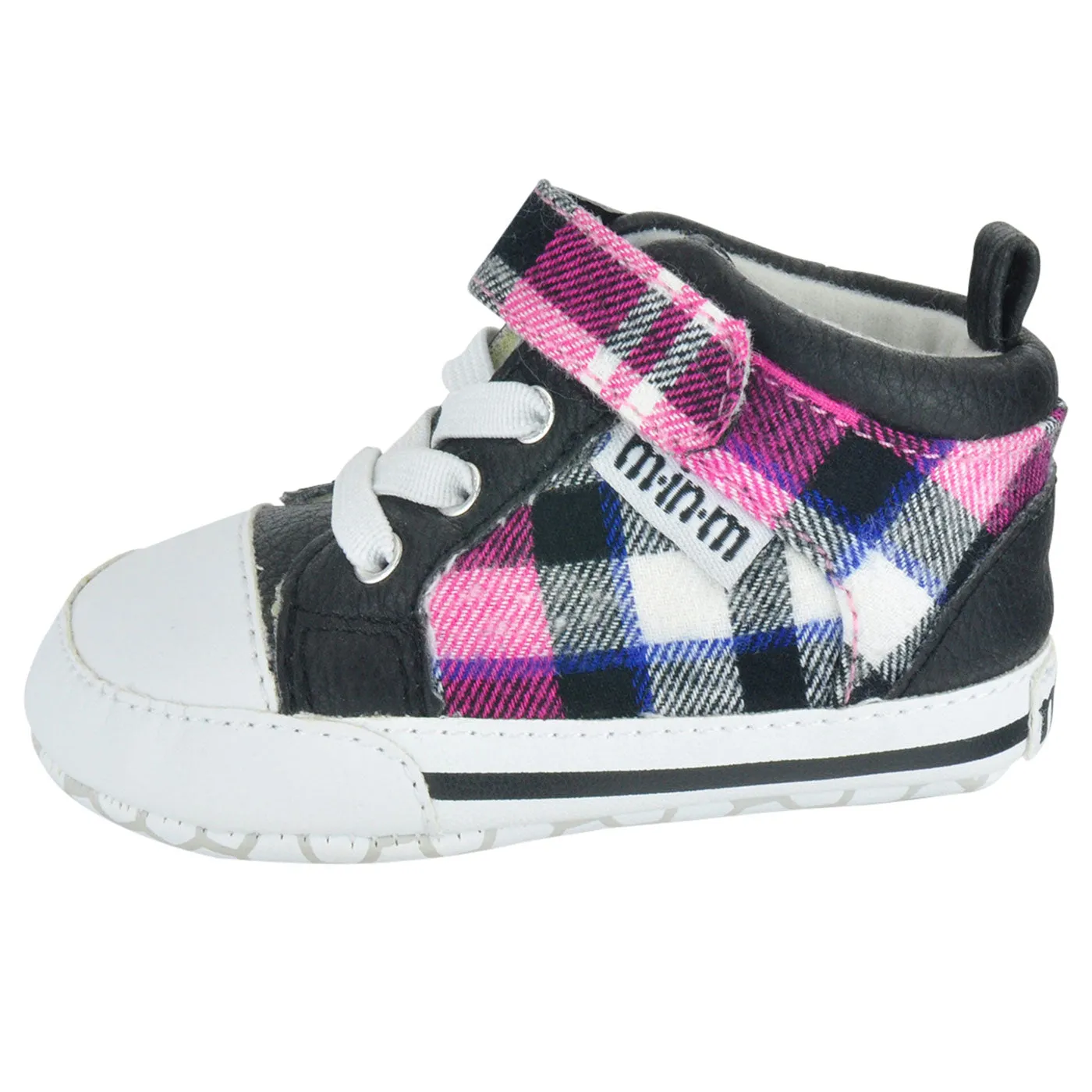 Stockton High Top - Pink Plaid