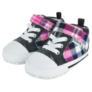 Stockton High Top - Pink Plaid