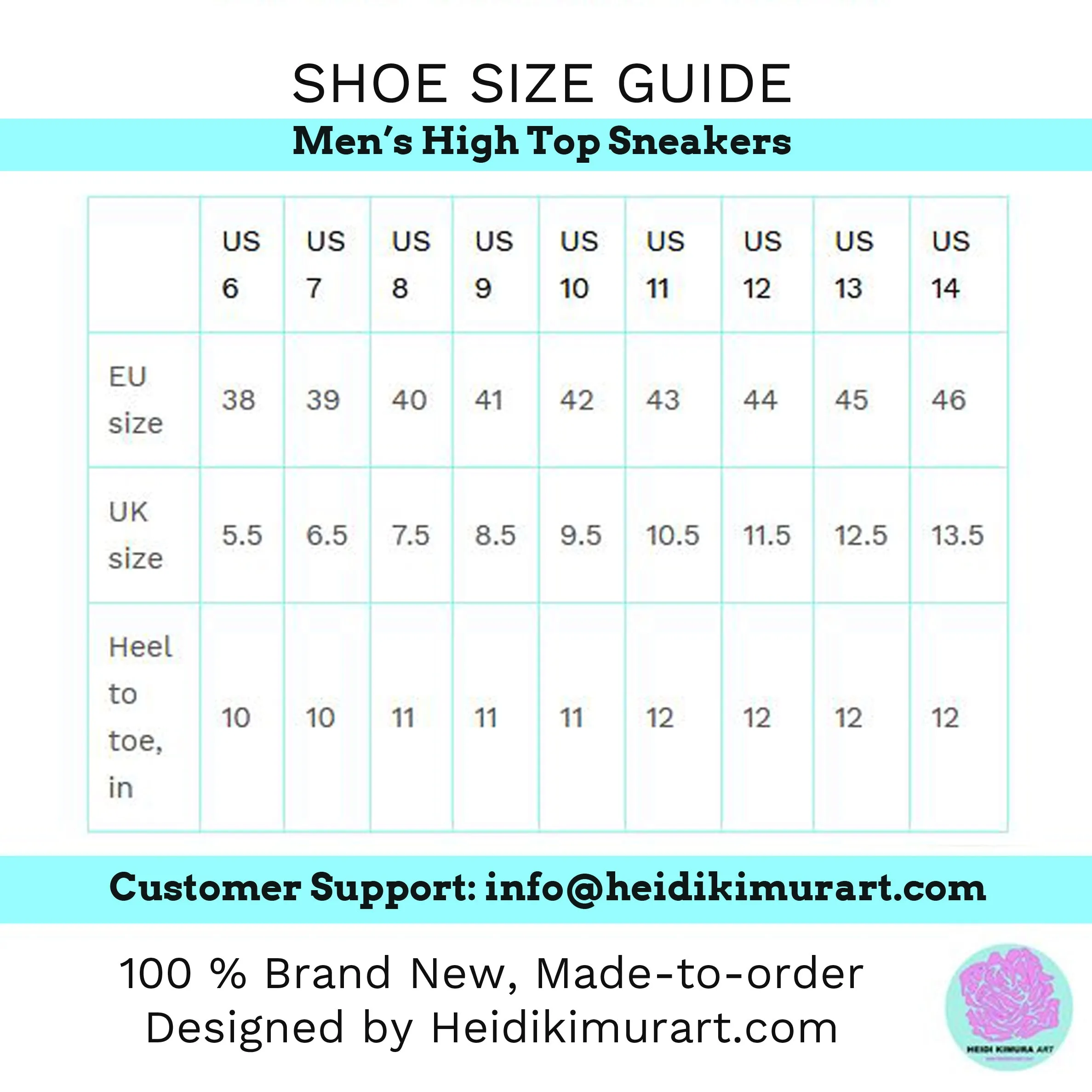 Teal Blue Men's High Tops, Solid Color Premium Quality Men's High-Top Sneakers Fashion Tennis Shoes