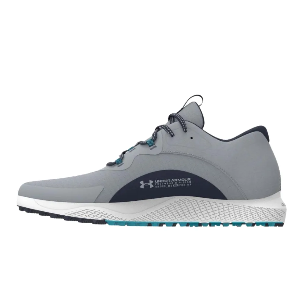 Under Armour Men's UA Charged Draw 2 Spikeless Golf Shoes - Mod Gray