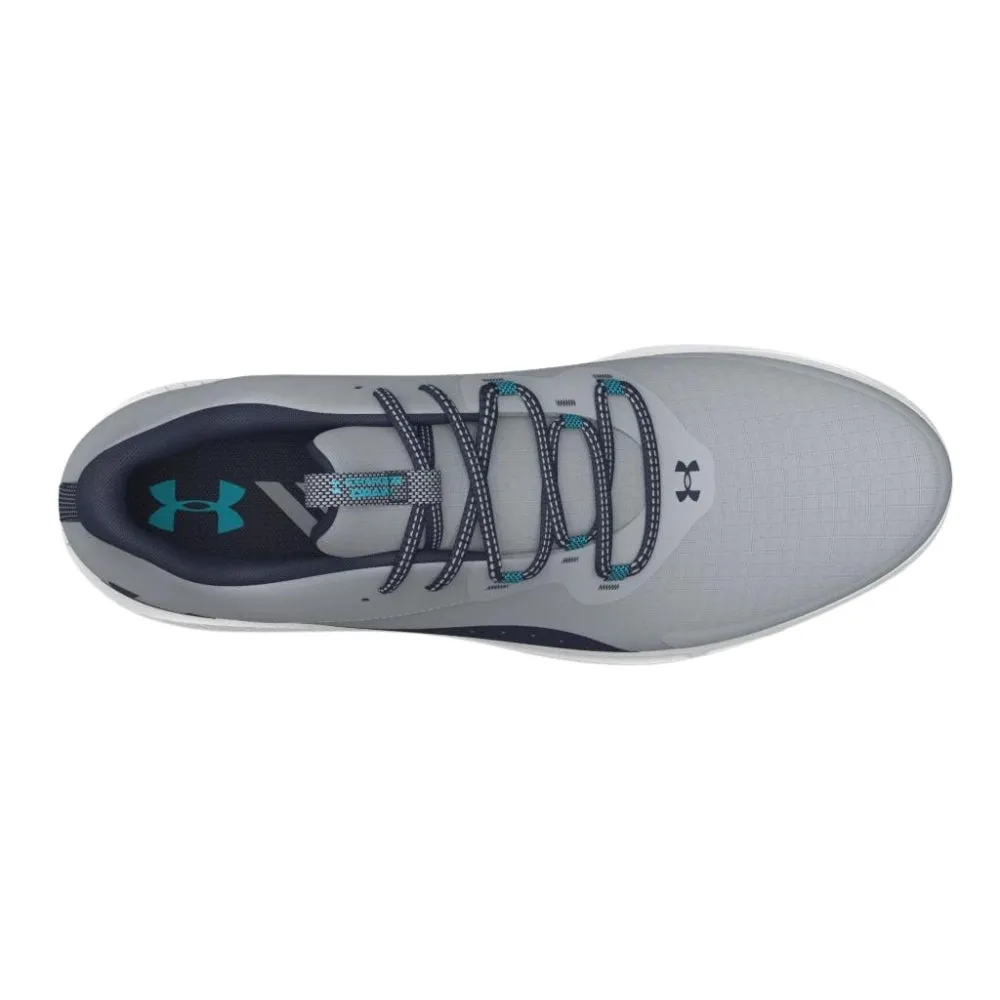 Under Armour Men's UA Charged Draw 2 Spikeless Golf Shoes - Mod Gray